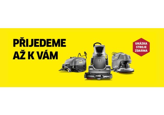 PŘIJEDEME AŽ K VÁM – zdarma předvedení stroje Kärcher přímo u vás