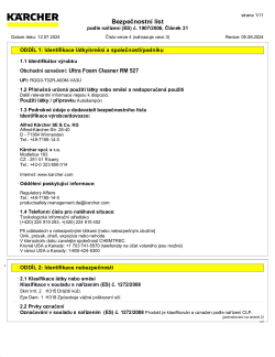 Bezpečnostní datový list