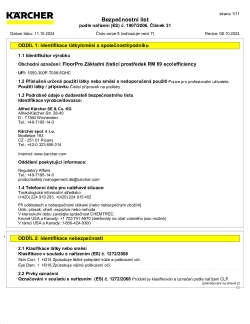 Bezpečnostní datový list