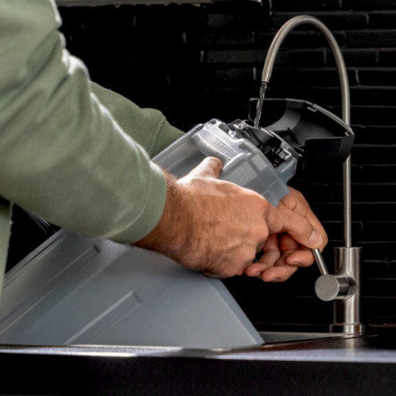 Vyjímatelná nádrž na čistou vodu