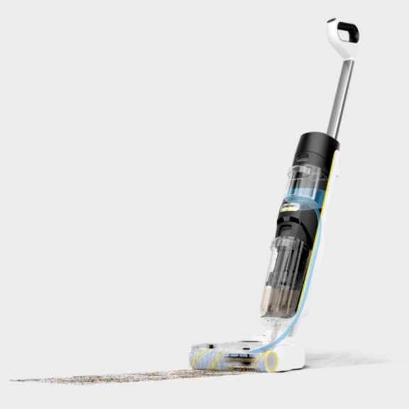 Funkce 3 v 1 Xtra!Clean: vytírání, vysávání a sušení