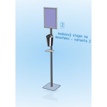 Univerzální stojan s bezdotykovým dávkovačem a info tabulkou