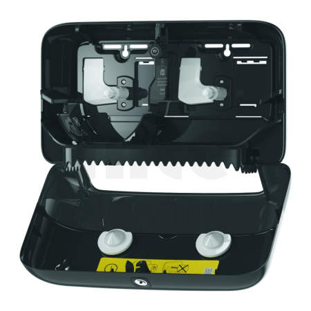 Tork Mid-size Twin zásobník na bezdutinkový toaletní papír, černý, T7, 558048