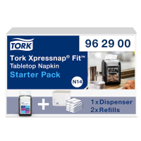 Tork Xpressnap Fit stolní zásobník na ubrousky - starter pack (zásobník + 2 bal.ubrousky), N14, 962900