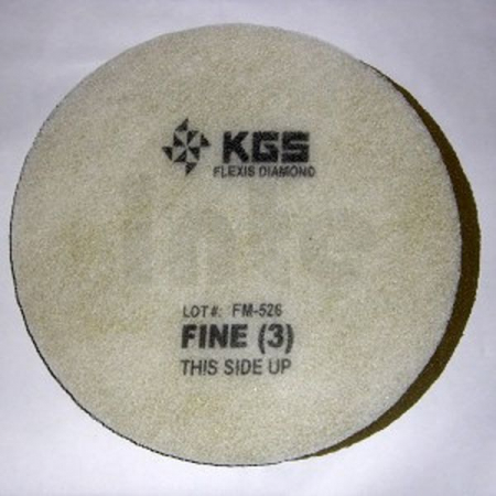 Podlahový pad 17" abrazivní jemný ferrzon KGS Flexis super 2014.01423
