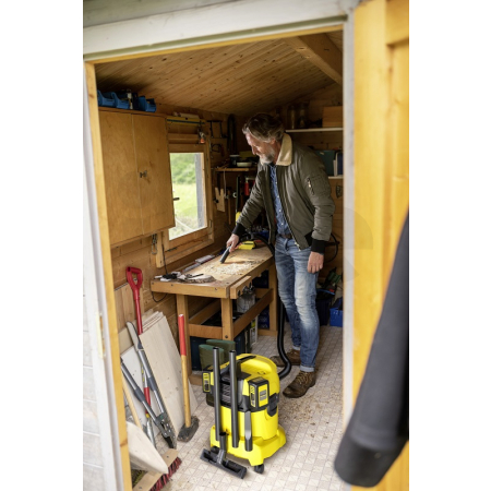 AKU Vysavač na mokré a suché nečistoty KÄRCHER WD 4-18 Dual Battery Set 1.628-601.0