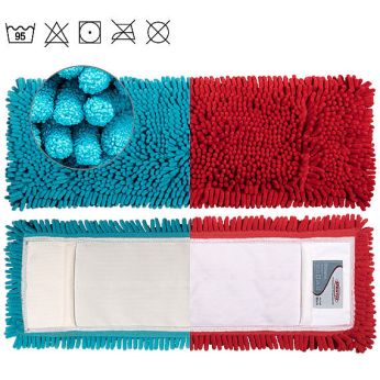 SPRINTUS - Octopus kapsový mop žinylkový z mikrovlákna 50 cm, červený, 302036