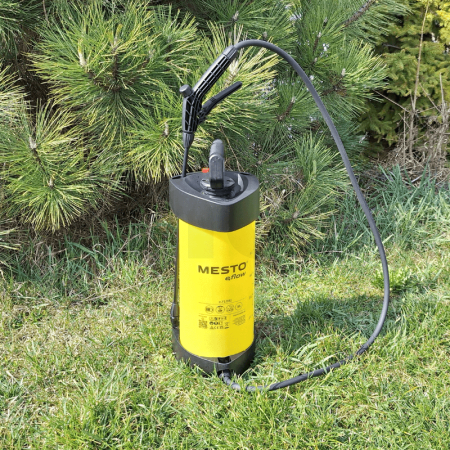 MESTO - e.FLORI Bateriový tlakový postřikovač 5 L, 1,5 baru, NBR, dutá kuželová tryska, nabíjecí kabel USB-C 3222R