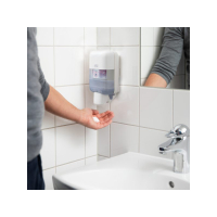 TORK mini dávkovač na mýdla a dezinfekční prostředky na ruce S5, bílý, 565200