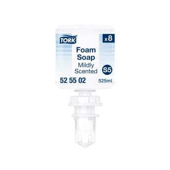 TORK Mini jemně parfemované pěnové mýdlo S5, 8 x 525 ml, 525502