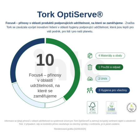 Tork OptiServe zásobník na 4 role bezdutinkového toaletního papíru, T7, 558051