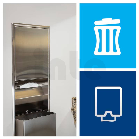 Tork Xpress malý zabudovatelný zásobník na papírové ručníky Multifold, H2, 200265