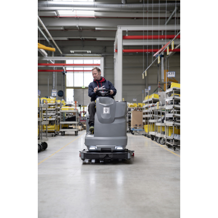 Podlahový mycí stroj s odsáváním KÄRCHER B 220 R Bc DOSE, D110, Rins, maják 1.246-276.0