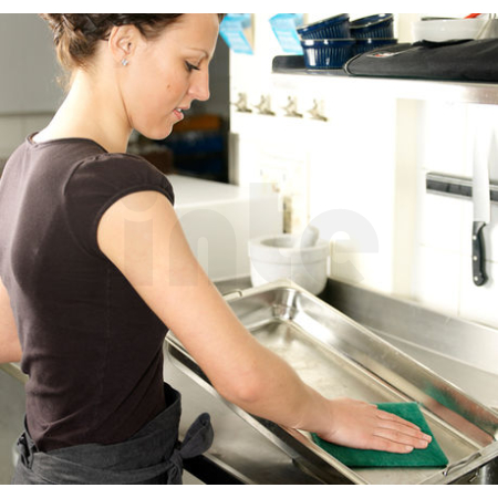 VILEDA - Pad v roli na drhnutí, zelený, 14 cm x 6 m - 1 ks 100810