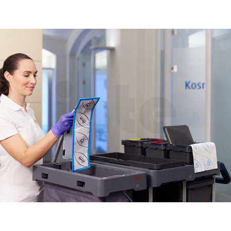 VILEDA - r-MicroOne Premium CombiSpeed Pro mop červený, 40 cm - 25 ks 170309