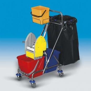 EASTMOP CLAROL PLUS V úklidový vozík - držák pytle, kbelík
