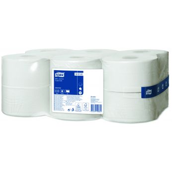 TORK toaletní papír Mini Jumbo role Universal, T2 – 1vrstvý - 12 ks 120161