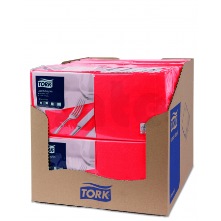 TORK červený ubrousek – oběd 2 000 ks 477210