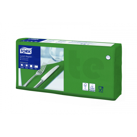 TORK tmavě zelený ubrousek – oběd 2 000 ks 477214
