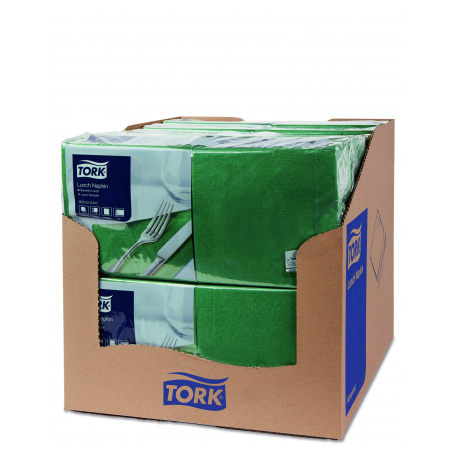 TORK tmavě zelený ubrousek – oběd 2 000 ks 477214