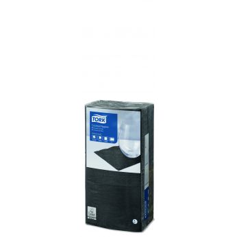 TORK černý ubrousek – koktejlový 2 400 ks 477829